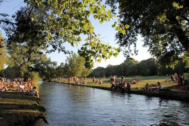 englischer garten sommer