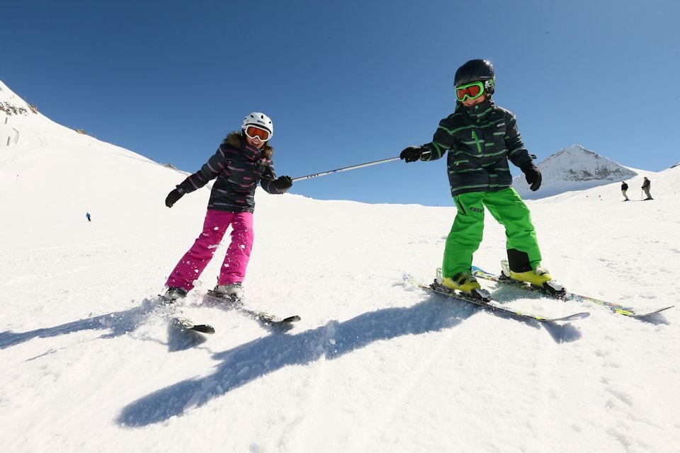 Ski fahren Kinder