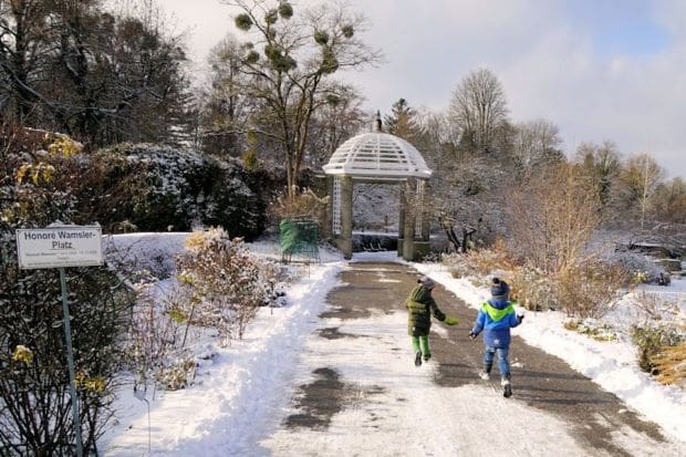 Kinder Botanischer Garten Winter